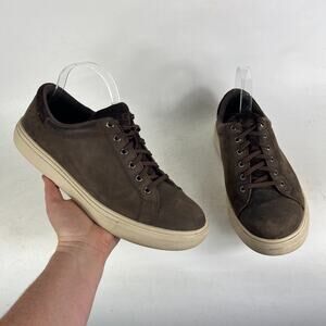 UGG Baysider Low Weather Sneakers Men's 10 Brown Lace Up Round Toe Casual Shoes